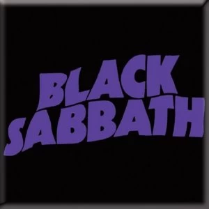 Image of Black Sabbath - Wavy Logo Fridge Magnet