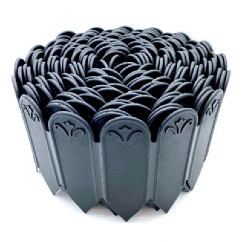 Image of GardenSkill Lawn Edging Spiked Flexible Garden Border Roll For Grass Flower Beds Paths - 10M L