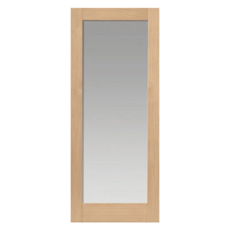 Image of JB Kind Doors Fuji Oak Unfinished Glazed Internal Door