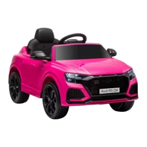 Image of Homcom Audi RS Q8 Ride On Electric Car 6V, Pink