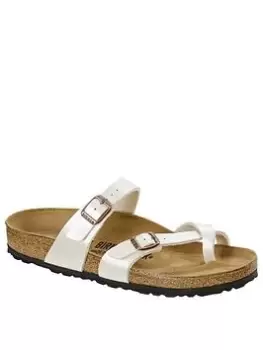 Image of Birkenstock Mayari Flat Sandals, Pearl, Size 4, Women