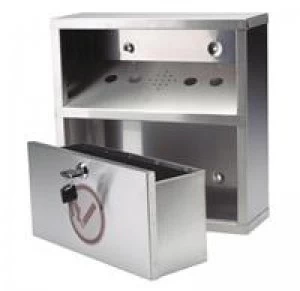 Image of Sterling Ash Bin Wall Mount Steel Sb041s