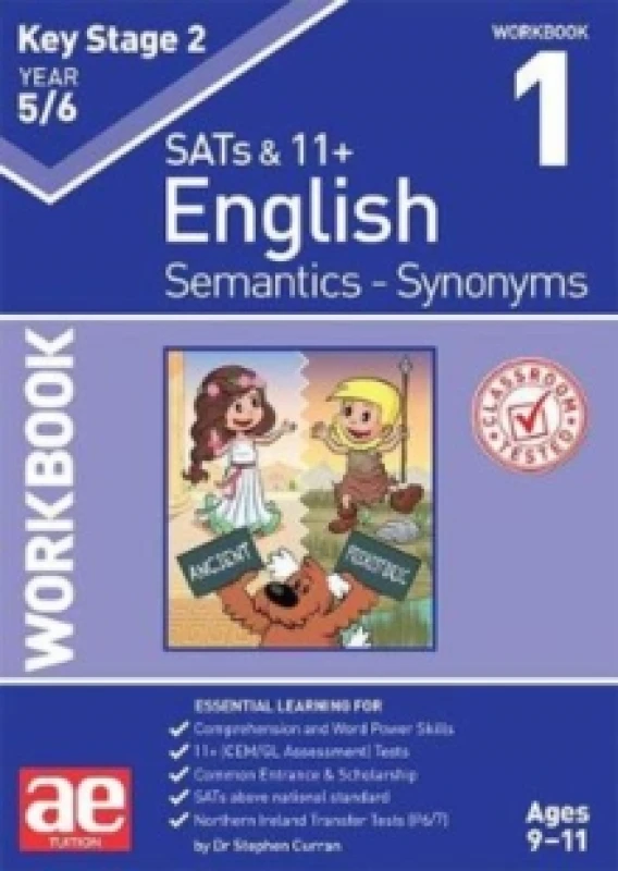 Image of KS2 Semantics Year 5/6 Workbook 1 - Synonyms Paperback / softback