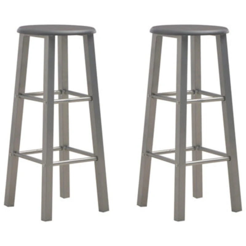 Image of VIDAXL Bar Stools 2 pcs Anthracite mdf Vidaxl 284387