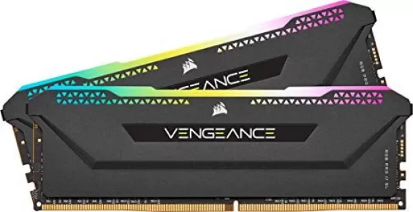 Image of Corsair Vengeance Black RGB Pro SL 16GB Memory Kit (2 x 8GB), DDR4, 3200MHz (PC4-25600), CL16, XMP 2.0