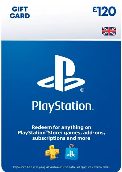 Image of Sony PlayStation Store £125 PSN Top Up Gift Card