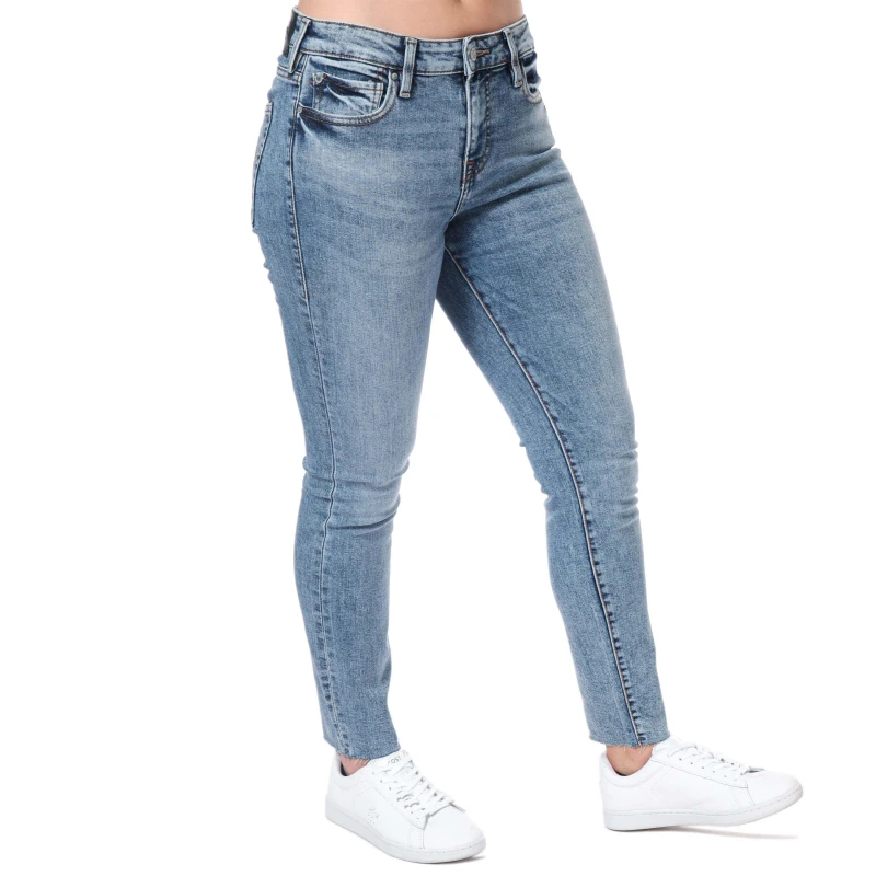 Image of True Religion Collette Slim Straight Leg Jeans - Blue Blue 29XS
