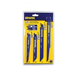 Image of IRWIN Bi-Metal Reciprocating Saw Blade 11 Piece Set