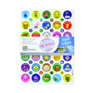 Image of Fun Stickers 885 Motivational Stickers A5 (Pack of 15) Mars 1919