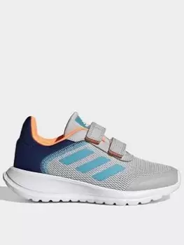 Image of adidas Unisex Kids Tensaur Run 2.0 - Grey/Blue, Grey/Blue, Size 10