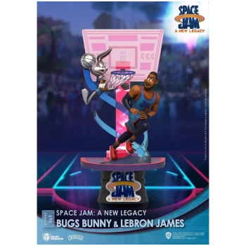 Image of Beast Kingdom Space Jam: A New Legacy D-Stage Diorama - Bugs Bunny & LeBron James