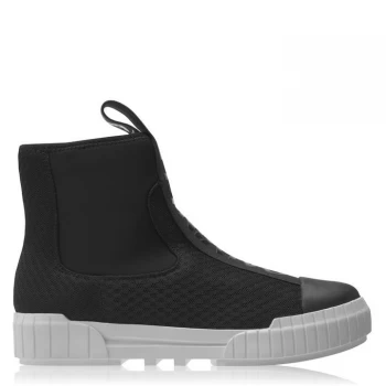 Image of Calvin Klein Jeans High Top Slip On Trainers - Black