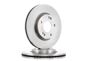 Image of RIDEX Brake disc Internally Vented 82B0393 Brake rotor,Brake discs HYUNDAI,KIA,i30 (FD),i30 (GD),TUCSON (JM),i30 CW (FD),ix20 (JC),COUPE (GK)