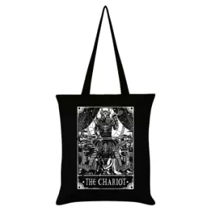 Image of Deadly Tarot The Chariot Tote Bag (One Size) (Black)