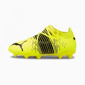 Image of PUMA Future Z 3.1 FG/AG Youth Football Boots, Yellow Alert/Black/White Size 3 Shoes