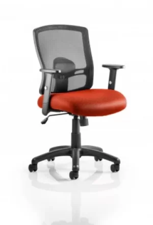 Image of Portland Task Operator Bespoke Colour Seat Orange
