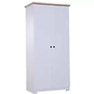 Image of HOMCOM Cabinet 833-595 MDF White 800 mm x 480 mm x 1720 mm