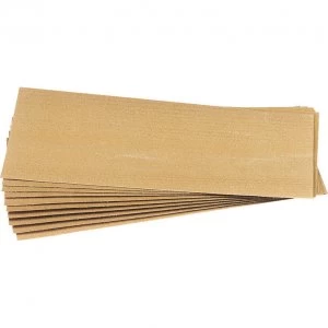 Image of Draper 115mm x 280mm Glasspaper Sanding Sheets 115mm x 280mm Assorted Pack of 10