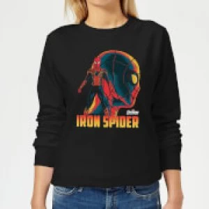 Image of Avengers Iron Spider Womens Sweatshirt - Black - M