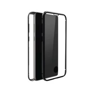 Image of Black Rock 360 Glass Case Compatible with Samsung Galaxy S10+ Magnetic Closure, TPU, Cover, Wireless Charging, Scratch...