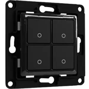 Image of Shelly Wall Switch 4 bl Wall switch