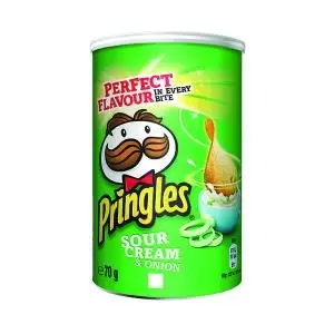 Image of Pringles Sour Cream & Onion Crisps 12 x 70g