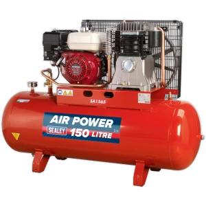 Image of Sealey SA1565 Petrol Air Compressor 150 Litre