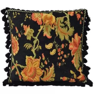 Image of Riva Home Fairvale Cushion Cover (55x55cm) (Black)