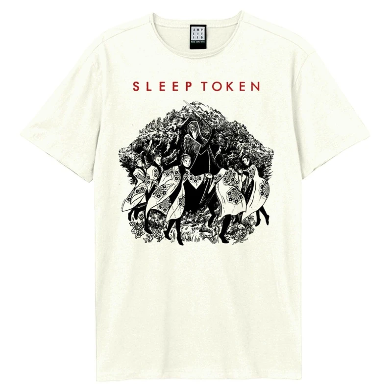 Image of Amplified Amplified Men The Love You Want Sleep Token T-Shirt in White Size: X-Small White XS Male 5063574716956