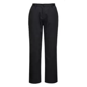Image of Portwest C071 Rachel Chef Trousers Black Extra Large 31"