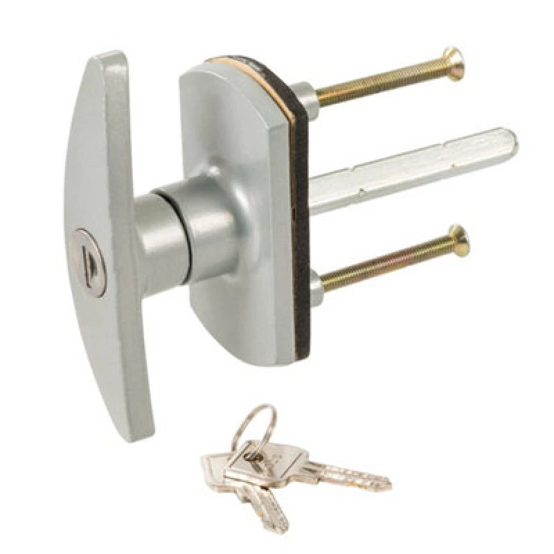 Image of Silverline Garage Door Locking Handle - 75mm Diamond 671027