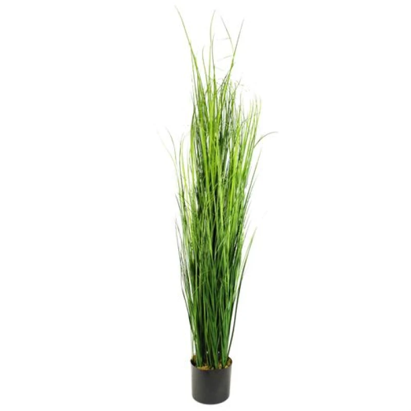 Image of Leaf 130cm Artificial Natural Onion Grass Plant Green unisex