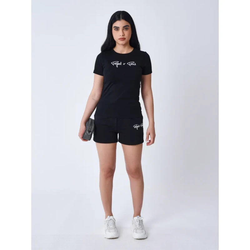 Image of Project X Paris Womens shorts Project X Paris Essentials Noir Female M
