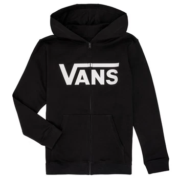 Image of Vans BY VANS CLASSIC ZIP HOODIE boys's Childrens sweatshirt in Black - Sizes 8 / 10 years,10 / 12 years,12 / 14 years,16 years