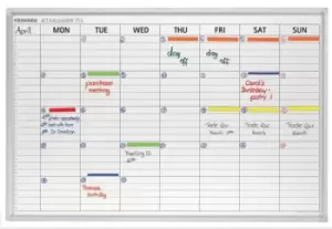 Image of Franken Premiumline Weekly Planning Whiteboard, magnetic, 90 x 60 cm