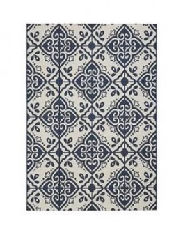 Image of Moroccan Tile Flatweave Rug