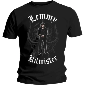 Image of Lemmy - Memorial Statue Unisex Large T-Shirt - Black