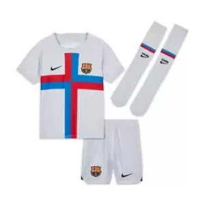 Image of Nike FC Barcelona Third Minikit 2022/2023 Infants - Grey