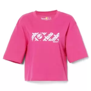 Image of Timberland Graphic T-Shirt - Pink