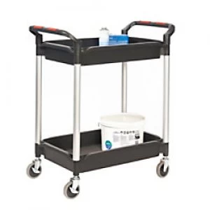 Image of GPC Shelf Trolley Black Lifting Capacity Per Shelf: 75kg 490mm x 990mm x 870mm