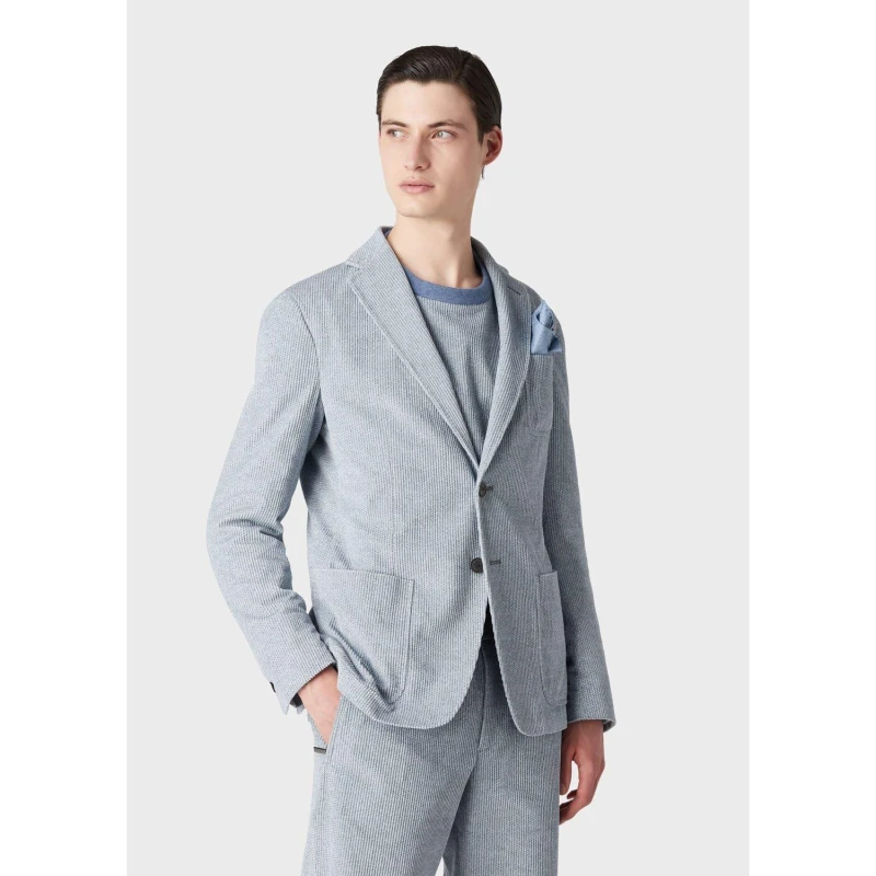 Image of Emporio Armani Blazer Blue male 40R