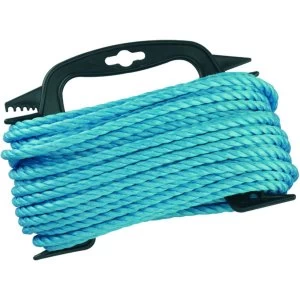 Image of Wickes Blue 6mm Multi-purpose Polypropylene Rope Length 20m