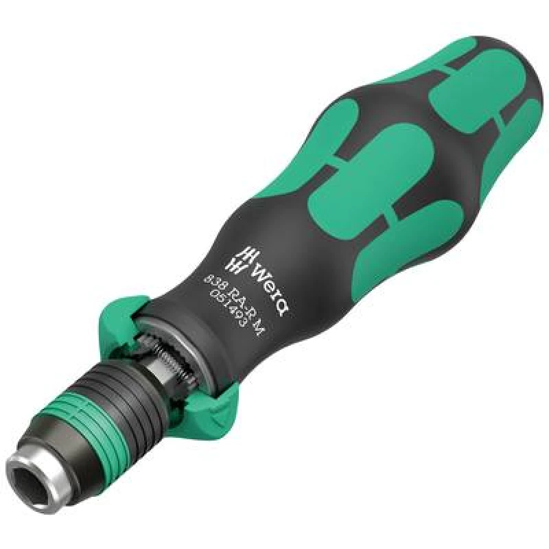 Image of Wera Wera 838 RA-R M Workshop Bit screwdriver 1/4 (6.3 mm) 25.50 mm 05051493001