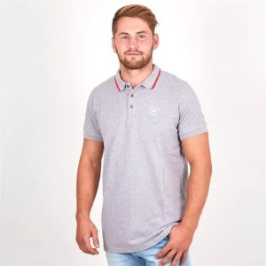 Image of Rugby Division Andre Rugby Polo Shirt Mens - Heather Grey