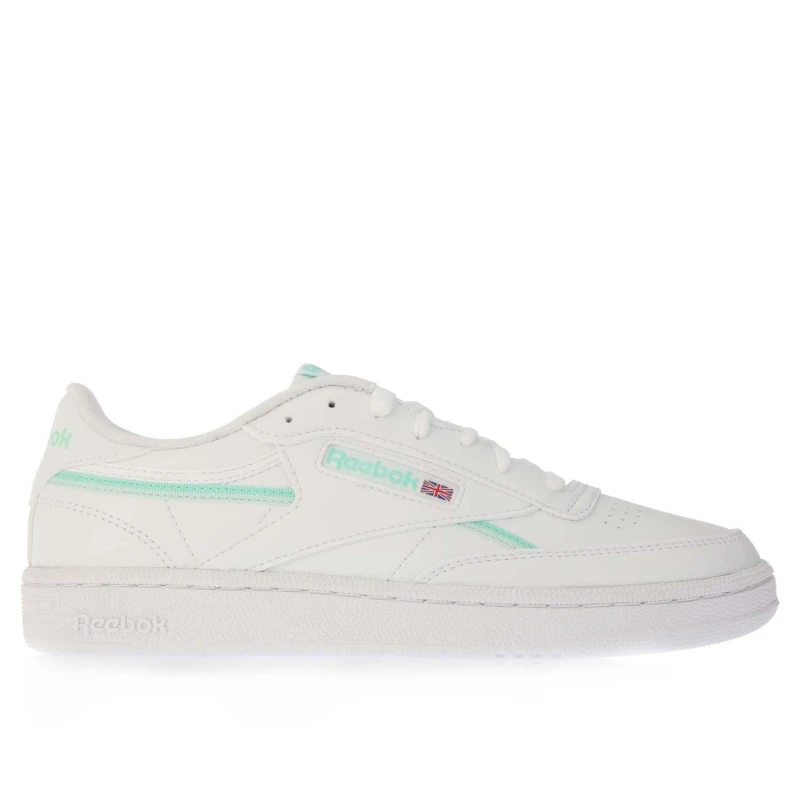Image of Reebok Club C 85 Vegan Trainers - White White 3