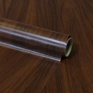 Image of Fablon Walnut Wood Effect Sticky Back Plastic Fablon Walnut