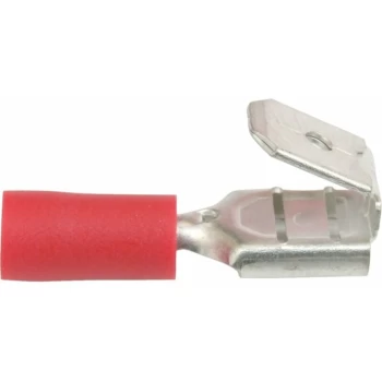 Image of 6.3MM Red Piggy Back Push On (Pk-100) - Kennedy