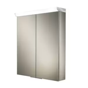 Image of HIB Flare LED Illuminated Cabinet with Mirrored Sides W600 x H700 x D150mm