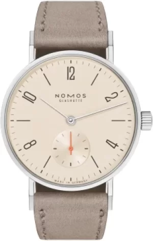 Image of Nomos Glashutte Watch Tangente 33 Champagne Steel Back