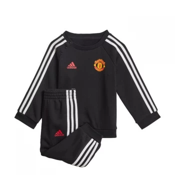 Image of adidas Manchester United 3-Stripes Baby Jogger Set Kids - Black